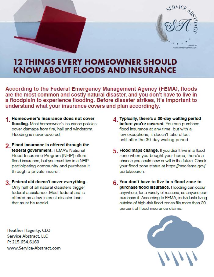 Floods and Flood Insurance